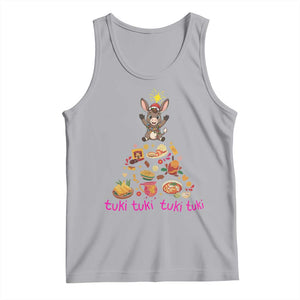 Mi Burrito Sabanero Tank Top Donkey Mexican Christmas TS14 Athletic Heather Print Your Wear
