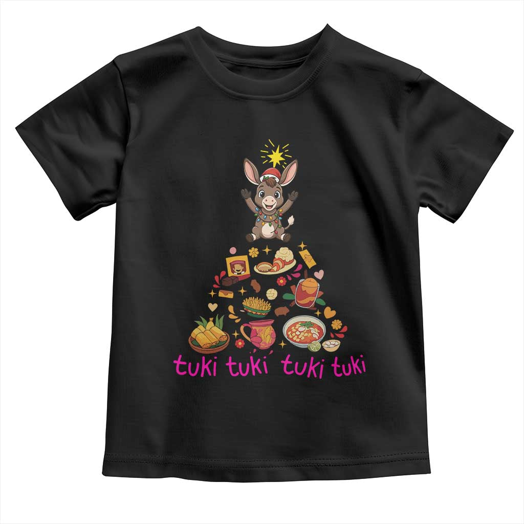 Mi Burrito Sabanero Toddler T Shirt Donkey Mexican Christmas TS14 Black Print Your Wear