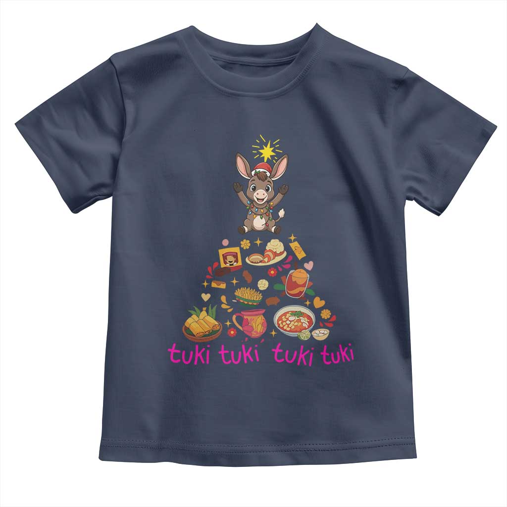 Mi Burrito Sabanero Toddler T Shirt Donkey Mexican Christmas TS14 Navy Print Your Wear
