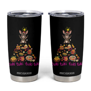 Mi Burrito Sabanero Tumbler Cup Donkey Mexican Christmas TS14 Black Print Your Wear