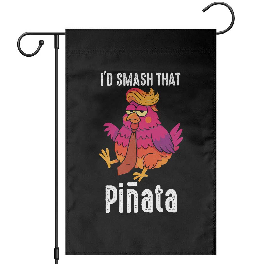 Funny Pinata Mexican Garden Flag Trump Always Chicken TS14 Black Print Your Wear