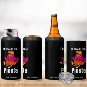 Funny Pinata Mexican 4 in 1 Can Cooler Tumbler Trump Always Chicken TS14 Print Your Wear