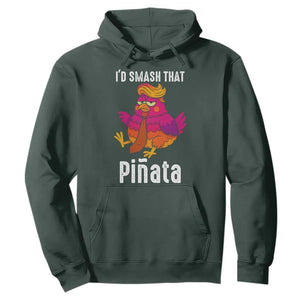 Funny Pinata Mexican Hoodie Trump Always Chicken TS14 Dark Forest Green Print Your Wear