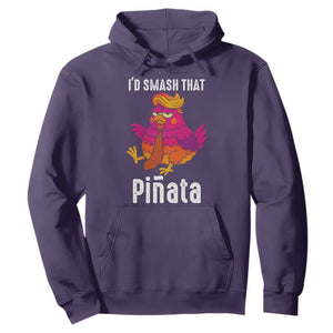 Funny Pinata Mexican Hoodie Trump Always Chicken - Print Your Wear