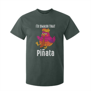 Funny Pinata Mexican T Shirt For Kid Trump Always Chicken TS14 Dark Forest Green Print Your Wear