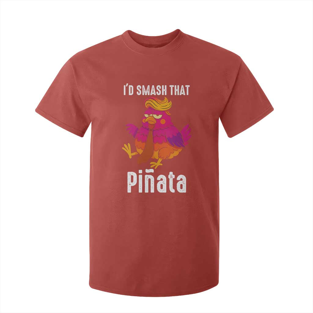 Funny Pinata Mexican T Shirt For Kid Trump Always Chicken TS14 Red Print Your Wear
