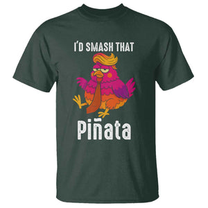 Funny Pinata Mexican T Shirt Trump Always Chicken - Print Your Wear