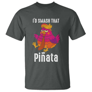 Funny Pinata Mexican T Shirt Trump Always Chicken - Print Your Wear