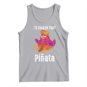 Funny Pinata Mexican Tank Top Trump Always Chicken TS14 Athletic Heather Print Your Wear