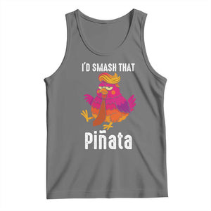 Funny Pinata Mexican Tank Top Trump Always Chicken TS14 Black Heather Print Your Wear
