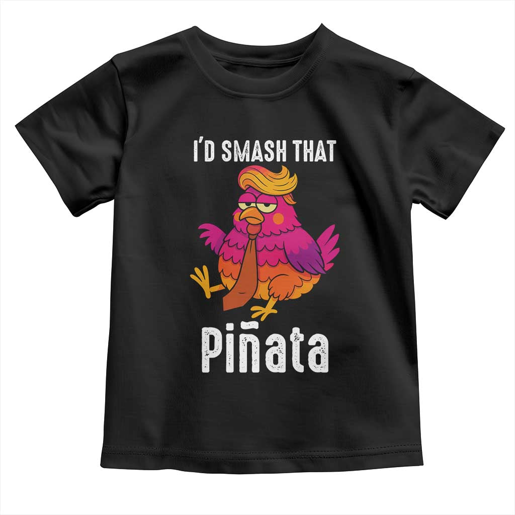 Funny Pinata Mexican Toddler T Shirt Trump Always Chicken TS14 Black Print Your Wear