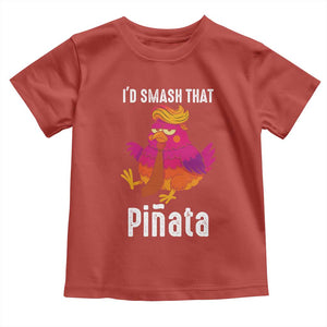 Funny Pinata Mexican Toddler T Shirt Trump Always Chicken TS14 Red Print Your Wear