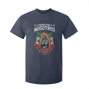 Our Lady of Guadalupe T Shirt For Kid Virgin Mary Mexican Flag TS14 Navy Print Your Wear