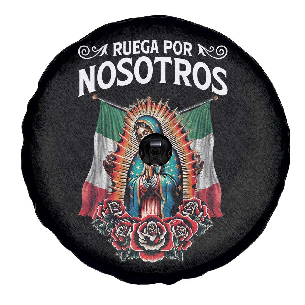 Our Lady of Guadalupe Spare Tire Cover Virgin Mary Mexican Flag TS14 Print Your Wear