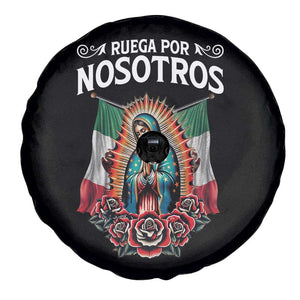 Our Lady of Guadalupe Spare Tire Cover Virgin Mary Mexican Flag TS14 Print Your Wear