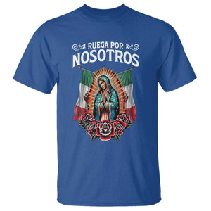 Our Lady of Guadalupe T Shirt Virgin Mary Mexican Flag TS14 Royal Blue Print Your Wear