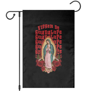 Our Lady of Guadalupe Garden Flag Saint Virgin Mary Mexican TS14 Black Print Your Wear