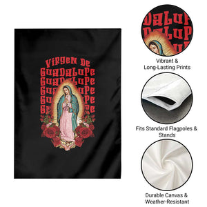 Our Lady of Guadalupe Garden Flag Saint Virgin Mary Mexican TS14 Print Your Wear