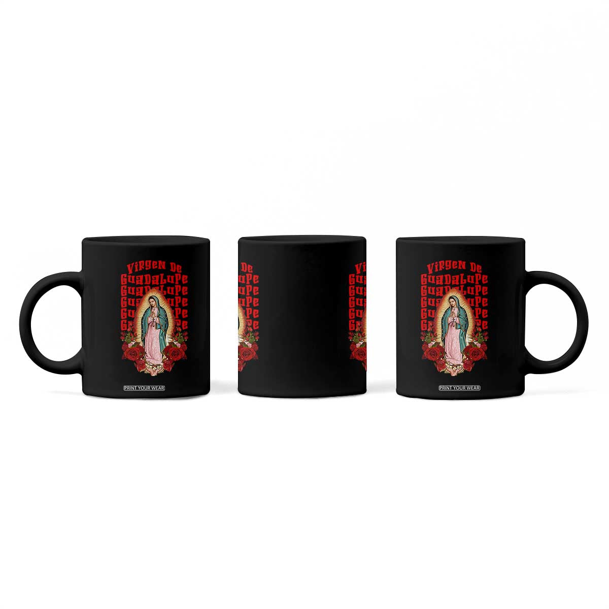 Our Lady of Guadalupe Coffee Mug Saint Virgin Mary Mexican TS14 Print Your Wear