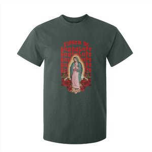 Our Lady of Guadalupe T Shirt For Kid Saint Virgin Mary Mexican TS14 Dark Forest Green Print Your Wear