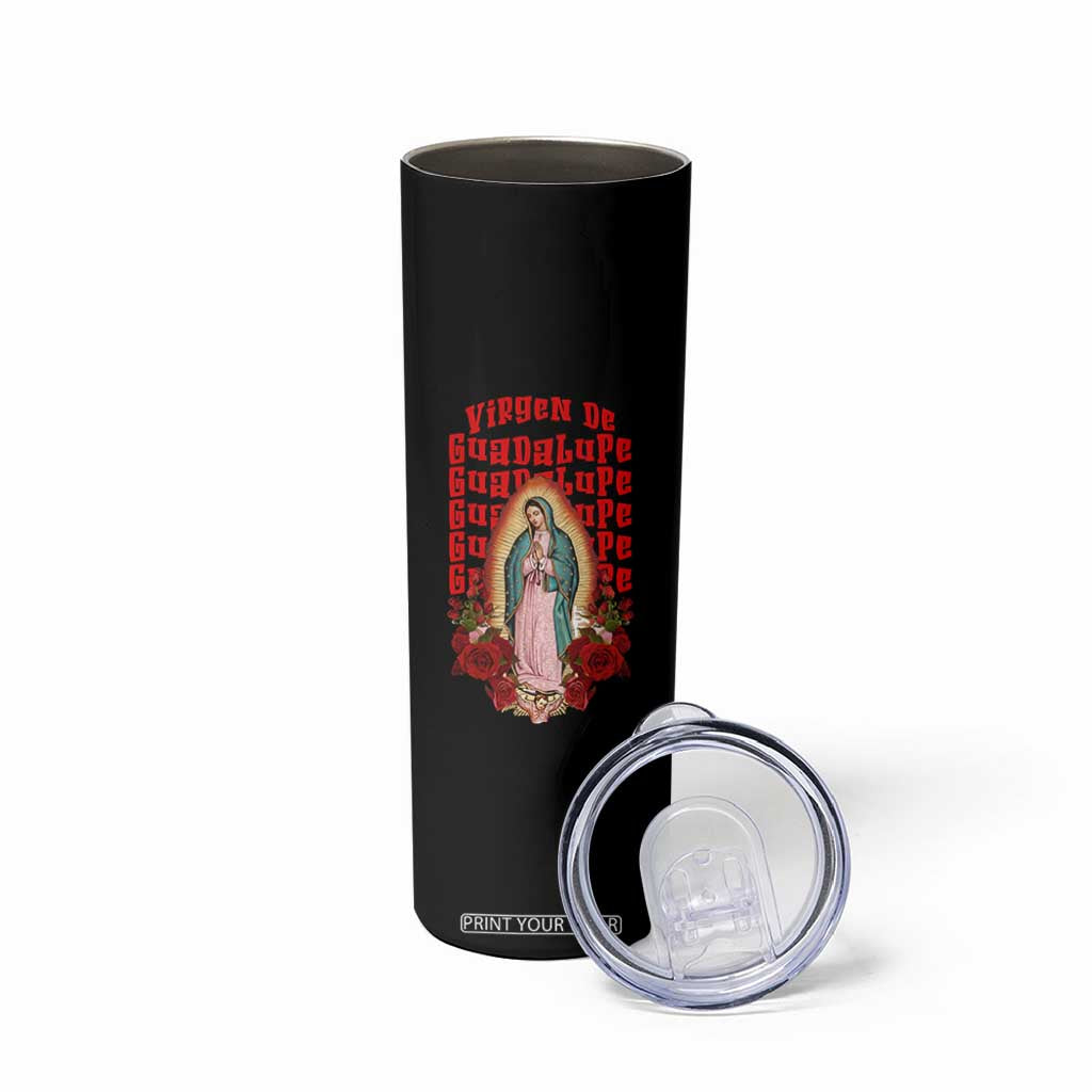 Our Lady of Guadalupe Skinny Tumbler Saint Virgin Mary Mexican TS14 Print Your Wear