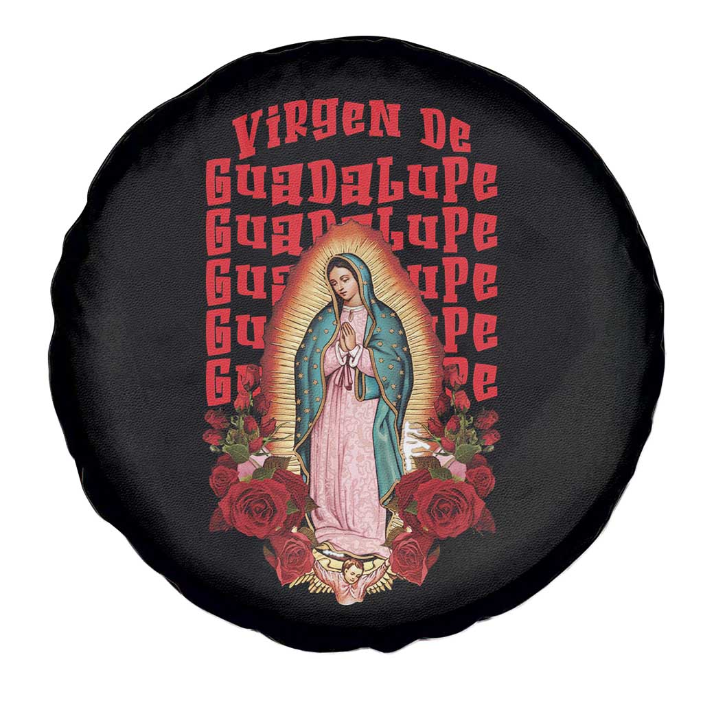 Our Lady of Guadalupe Spare Tire Cover Saint Virgin Mary Mexican TS14 Print Your Wear
