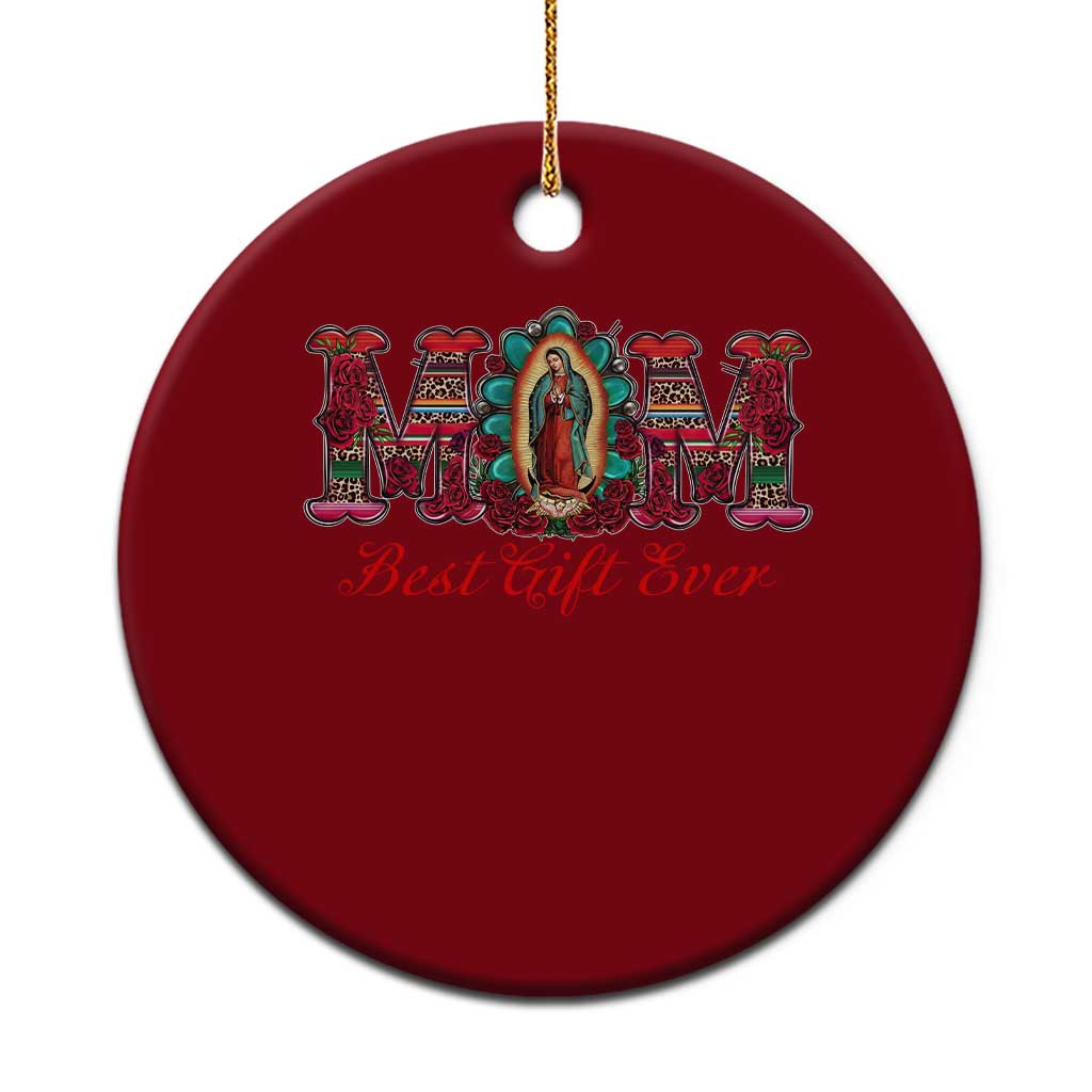 Our Lady of Guadalupe Ceramic Ornament Virgin Mary Christian TS14 1pc Red Print Your Wear