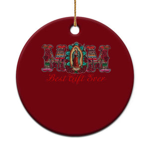 Our Lady of Guadalupe Ceramic Ornament Virgin Mary Christian TS14 1pc Red Print Your Wear