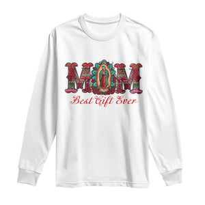 Our Lady of Guadalupe Long Sleeve Shirt Virgin Mary Christian TS14 White Print Your Wear