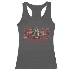 Our Lady of Guadalupe Racerback Tank Top Virgin Mary Christian TS14 Dark Heather Print Your Wear