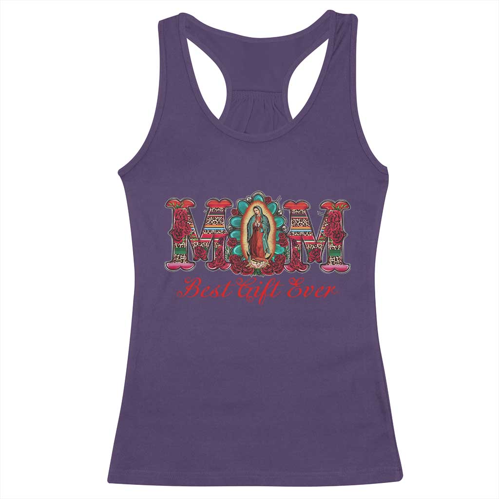 Our Lady of Guadalupe Racerback Tank Top Virgin Mary Christian TS14 Purple Print Your Wear