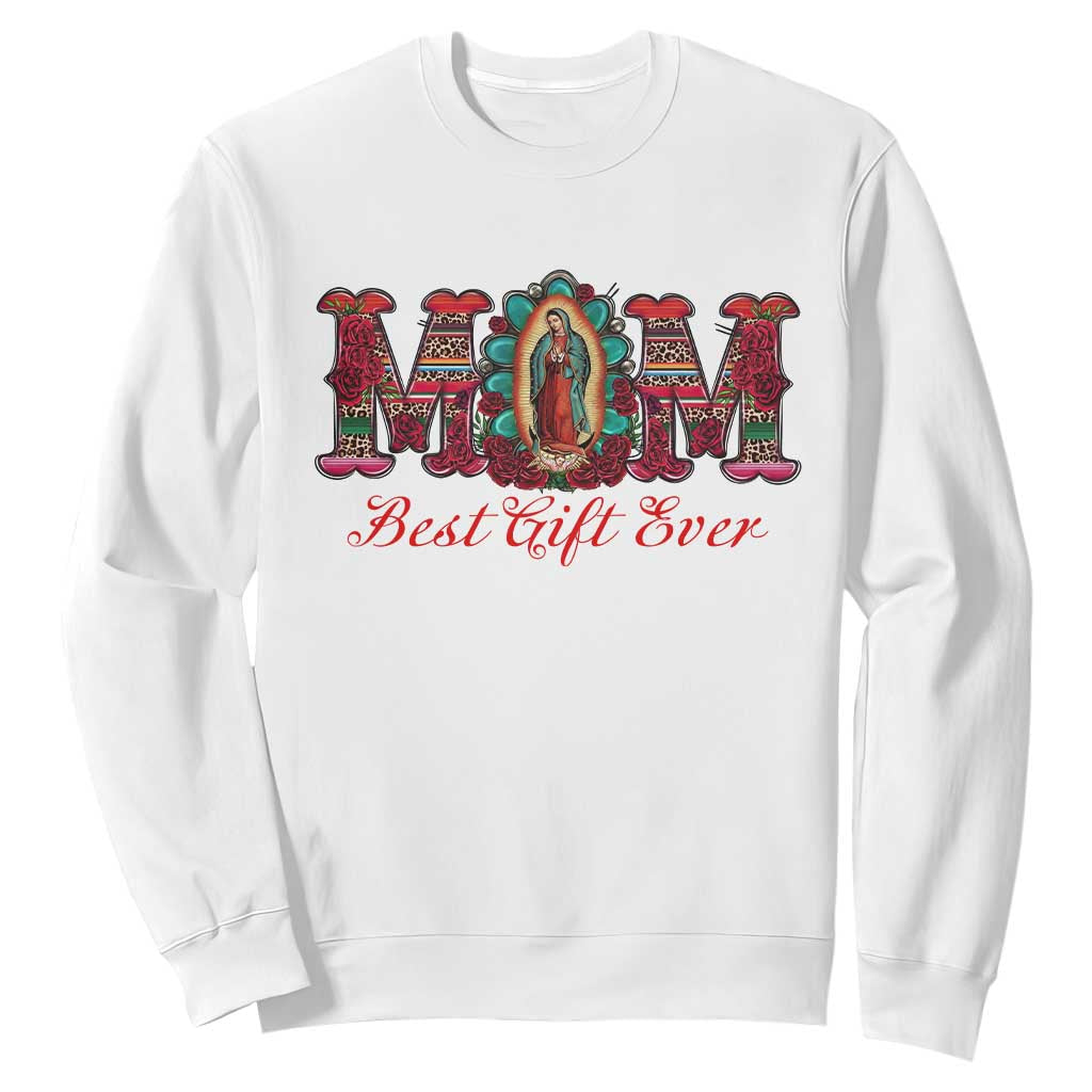 Our Lady of Guadalupe Sweatshirt Virgin Mary Christian TS14 White Print Your Wear