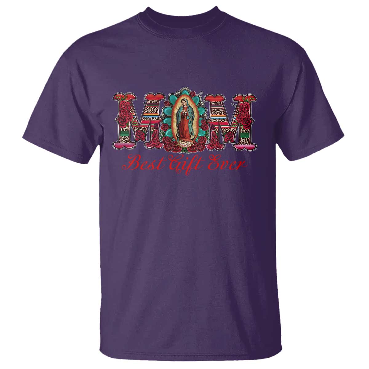 Our Lady of Guadalupe T Shirt Virgin Mary Christian TS14 Purple Print Your Wear