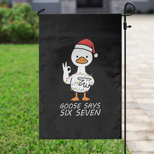 67 Six Seven Silly Goose Christmas Meme Garden Flag TS14 Print Your Wear