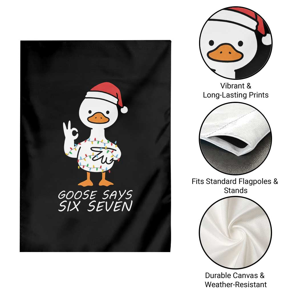 67 Six Seven Silly Goose Christmas Meme Garden Flag TS14 Print Your Wear