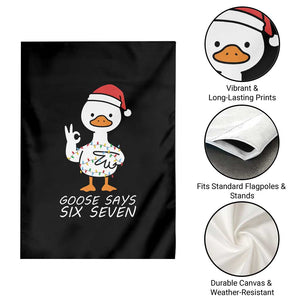67 Six Seven Silly Goose Christmas Meme Garden Flag TS14 Print Your Wear