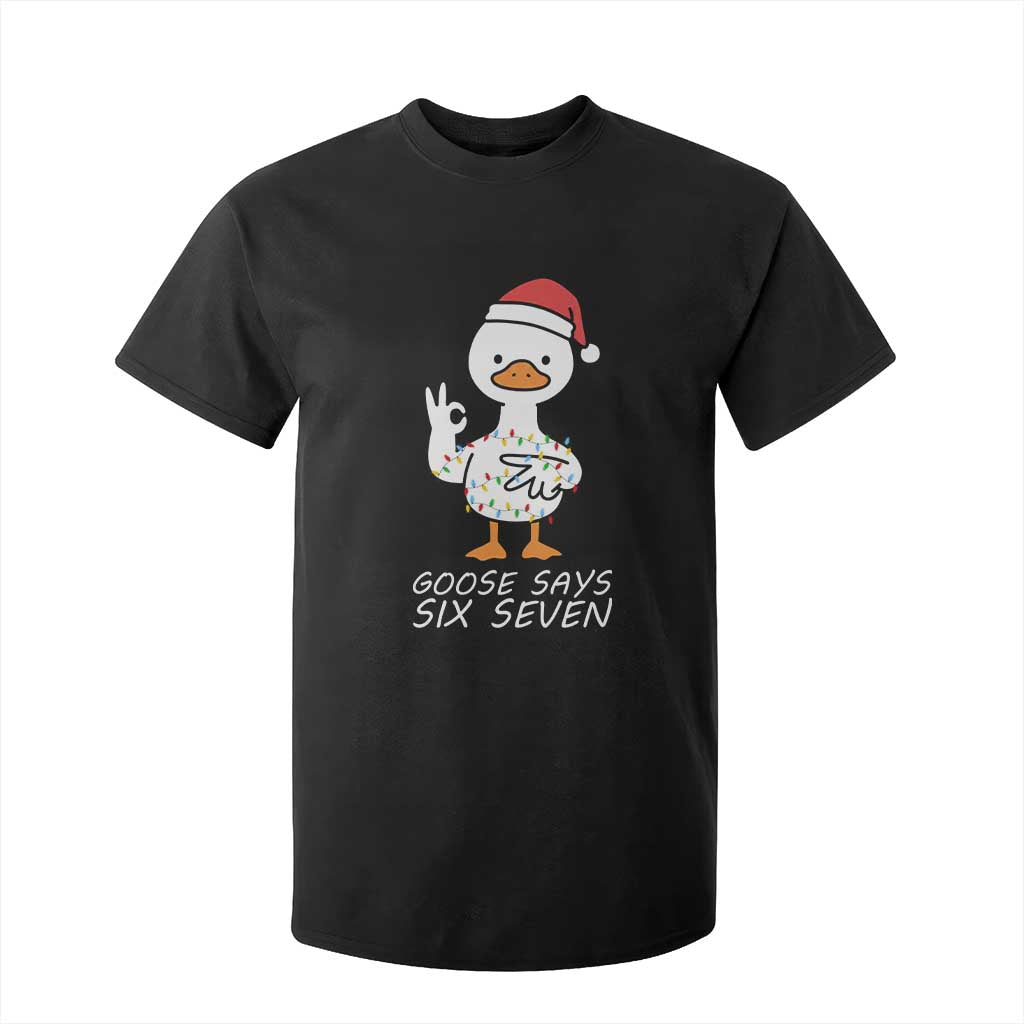 67 Six Seven Silly Goose Christmas Meme T Shirt For Kid - Print Your Wear