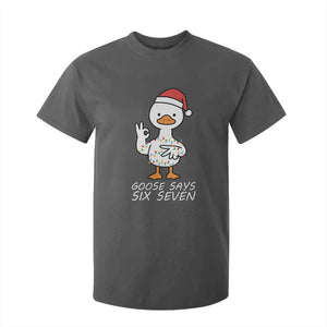 67 Six Seven Silly Goose Christmas Meme T Shirt For Kid TS14 Dark Heather Print Your Wear