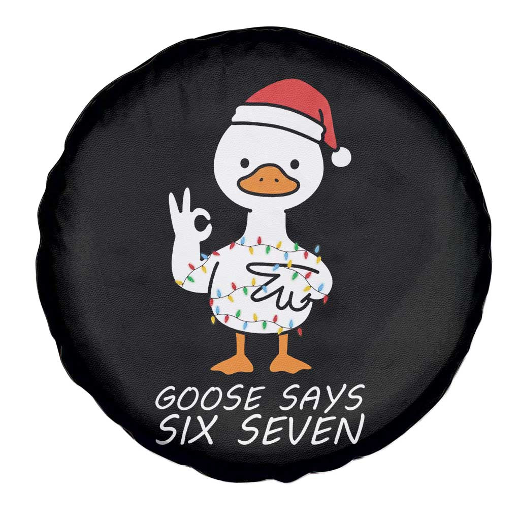 67 Six Seven Silly Goose Christmas Meme Spare Tire Cover TS14 Print Your Wear