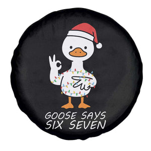 67 Six Seven Silly Goose Christmas Meme Spare Tire Cover TS14 Print Your Wear