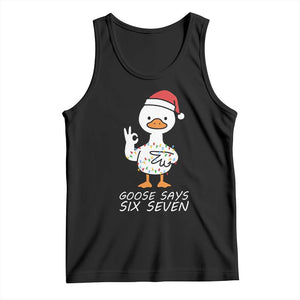 67 Six Seven Silly Goose Christmas Meme Tank Top TS14 Black Print Your Wear