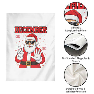 December 25 Garden Flag Funny Santa Says Christmas TS14 Print Your Wear