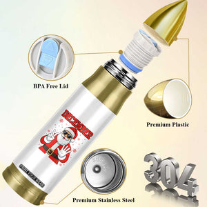 December 25 Bullet Tumbler Funny Santa Says Christmas TS14 Print Your Wear