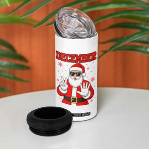 December 25 4 in 1 Can Cooler Tumbler Funny Santa Says Christmas TS14 Print Your Wear