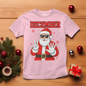 December 25 T Shirt Funny Santa Says Christmas TS14 Light Pink Print Your Wear