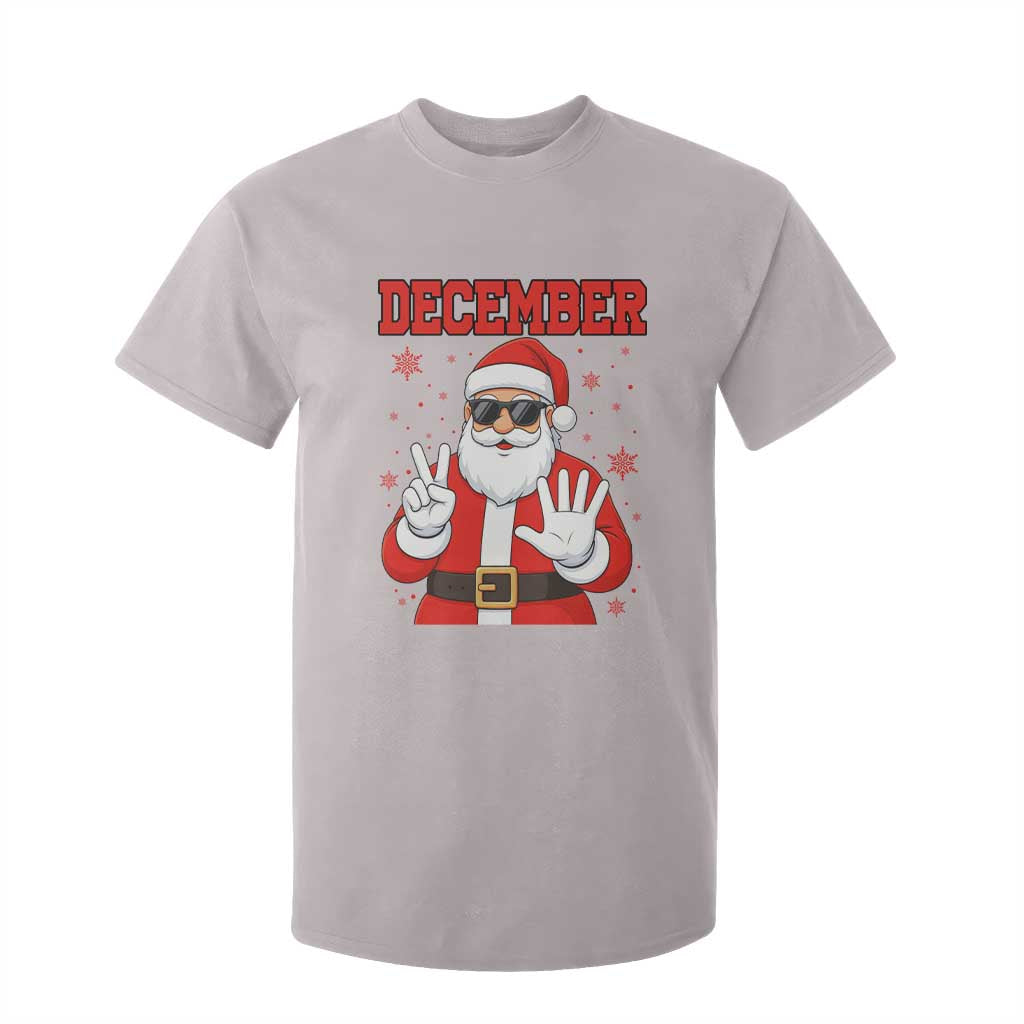 December 25 T Shirt For Kid Funny Santa Says Christmas TS14 Ice Gray Print Your Wear