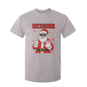 December 25 T Shirt For Kid Funny Santa Says Christmas TS14 Ice Gray Print Your Wear
