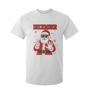 December 25 T Shirt For Kid Funny Santa Says Christmas TS14 White Print Your Wear