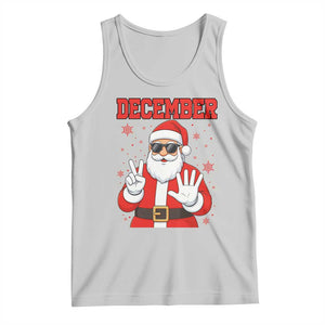 December 25 Tank Top Funny Santa Says Christmas TS14 Ash Print Your Wear
