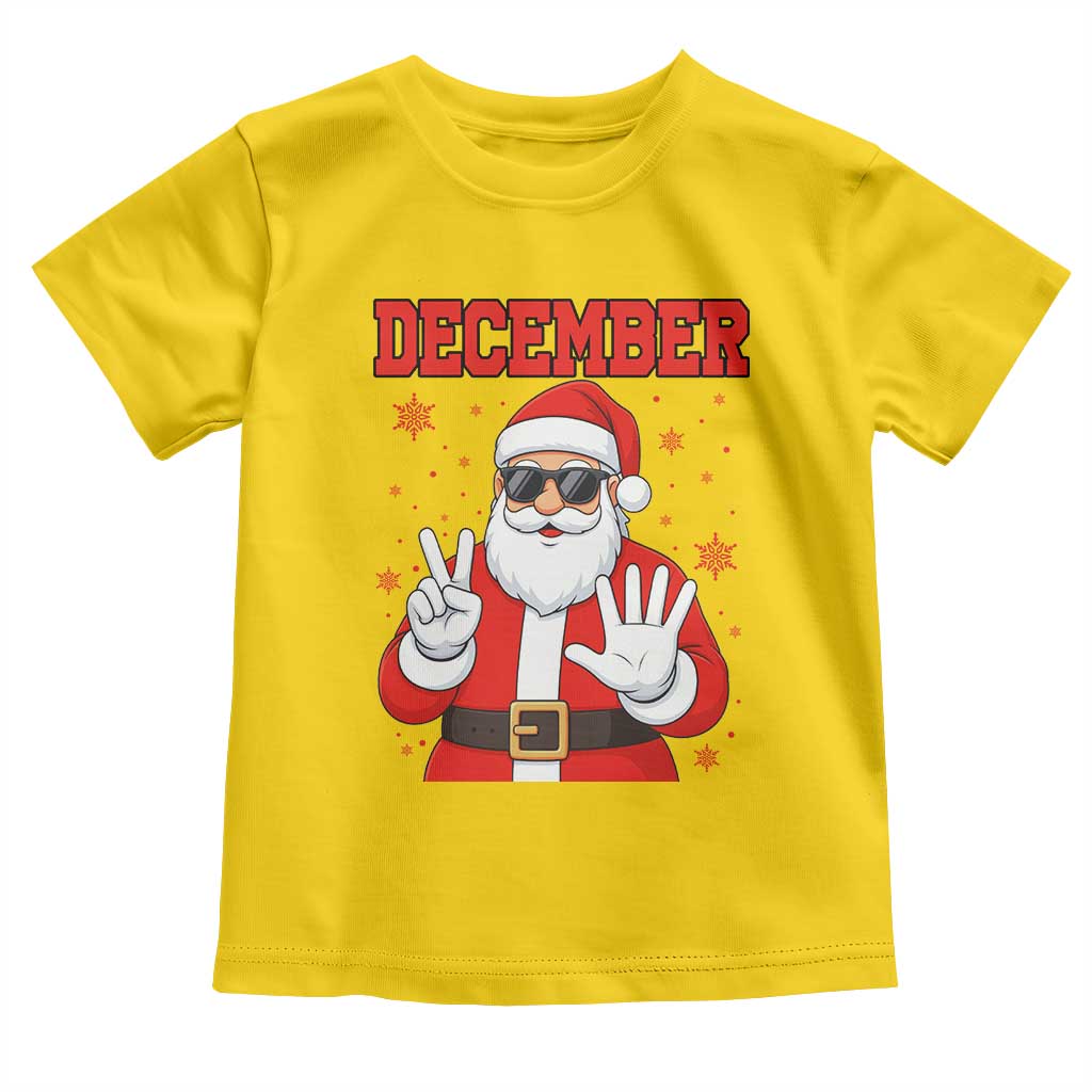 December 25 Toddler T Shirt Funny Santa Says Christmas TS14 Daisy Print Your Wear